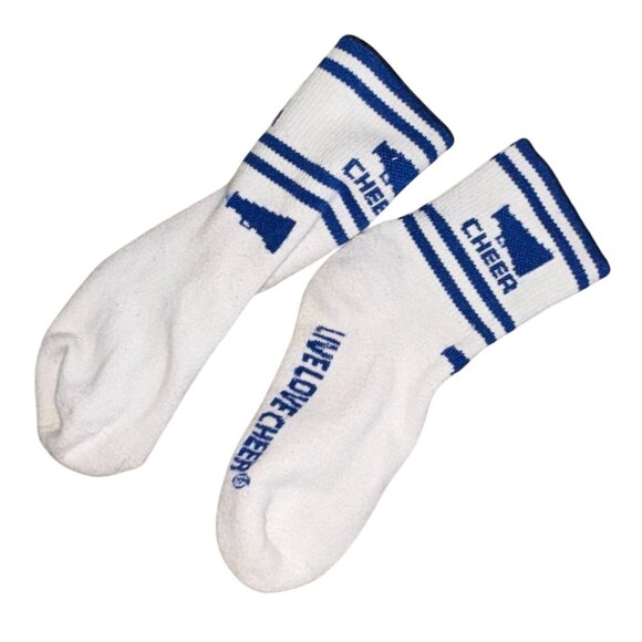 Chasse Womens Kick Shell Cheerleading Outfit W/ Socks-Blue-Adult XS-GUC - Picture 4 of 7